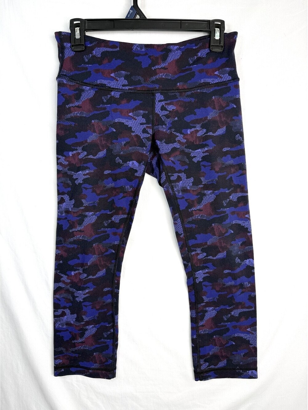 Lululemon Wunder Under Crop III Hounds Camo Purple Black 21in Leggings